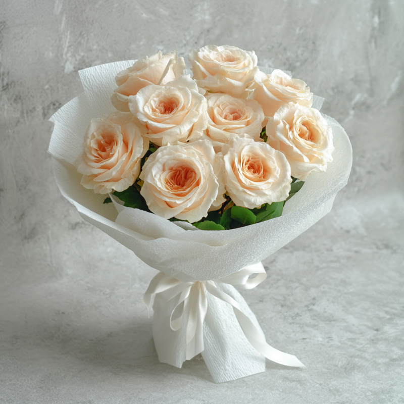 Cairns has been with his girlfriend for a month. What should he write on the flower card?